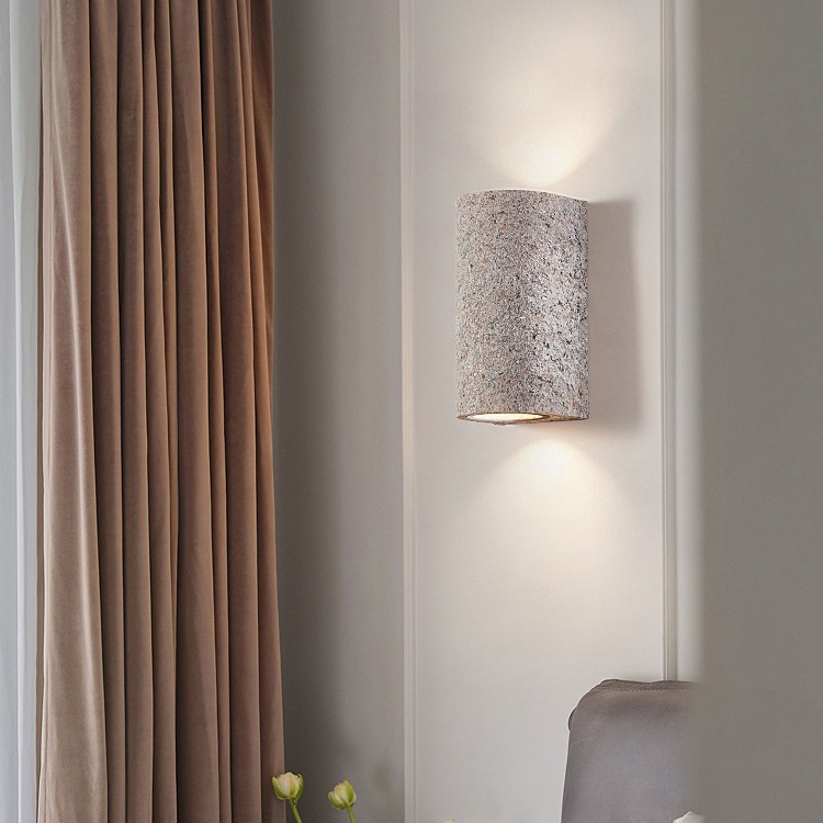 Diseño nórdico moderno corredor viento sala de estar lámpara de cabecera de fondo dormitorio lámpara de pared simple lámpara silenciosa lámpara de cabecera de fondo pasillo