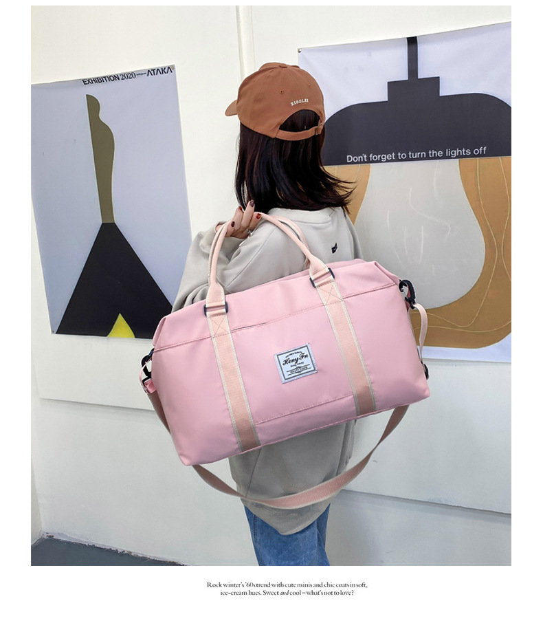 Unisex Basic Classic Style Solid Color Oxford Cloth Travel Bags display picture 8