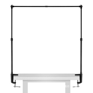 Stall Bracket Hanging Advertising Cloth Display Shelf Night Market Banner Signboard Pole Clip Desktop Telescopic Stall Lamp Fixing
