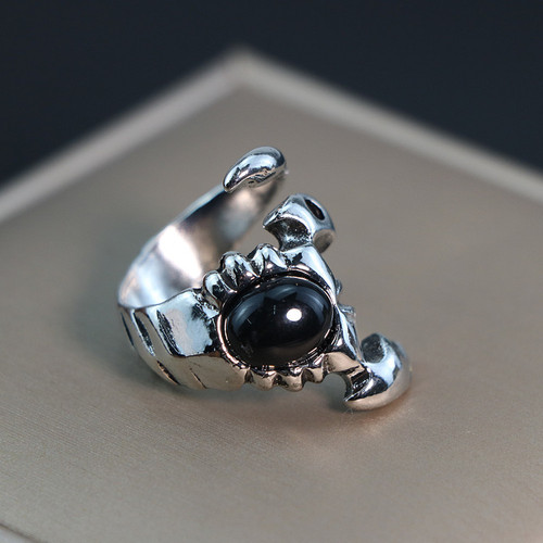 Trendy Metal Ring for European and American Men, Retro Cool and Stylish Design, Totem Geometric Men's Ring Collection