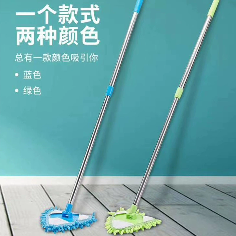 Треугольник ленивая маленькая Швабра выдвижной очиститель для стекол кухня гостиная пол салфетка мини Швабра синель