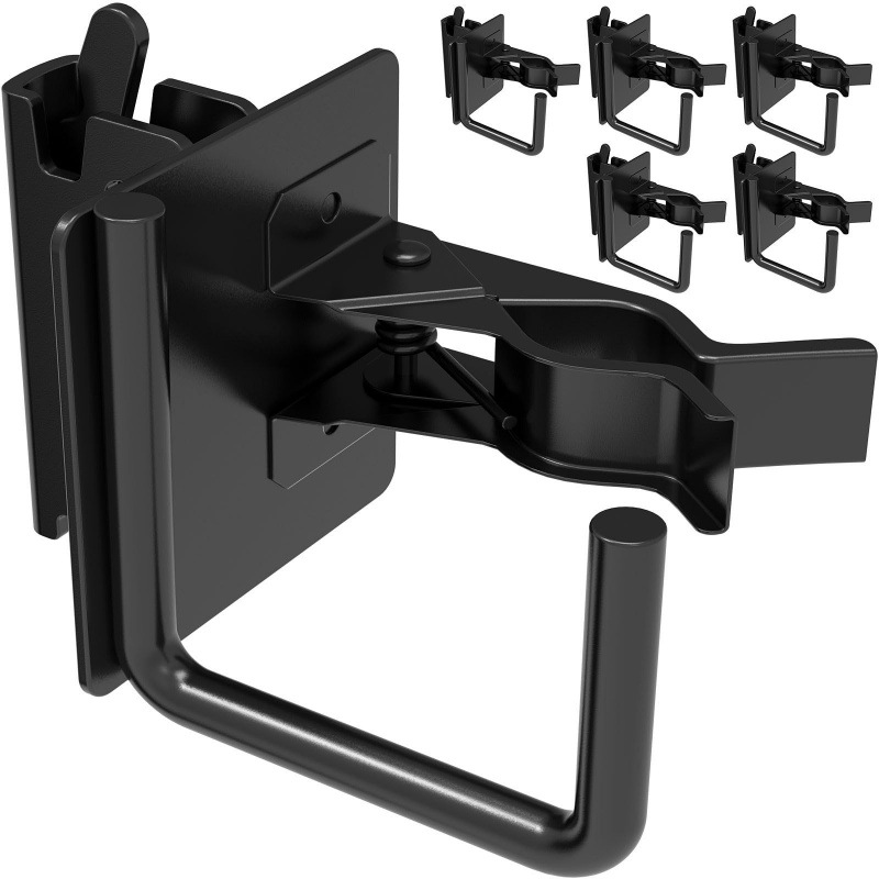 6 件带 J 形钩的E 型轨道工具架，封闭式拖车的 E 型轨道配件