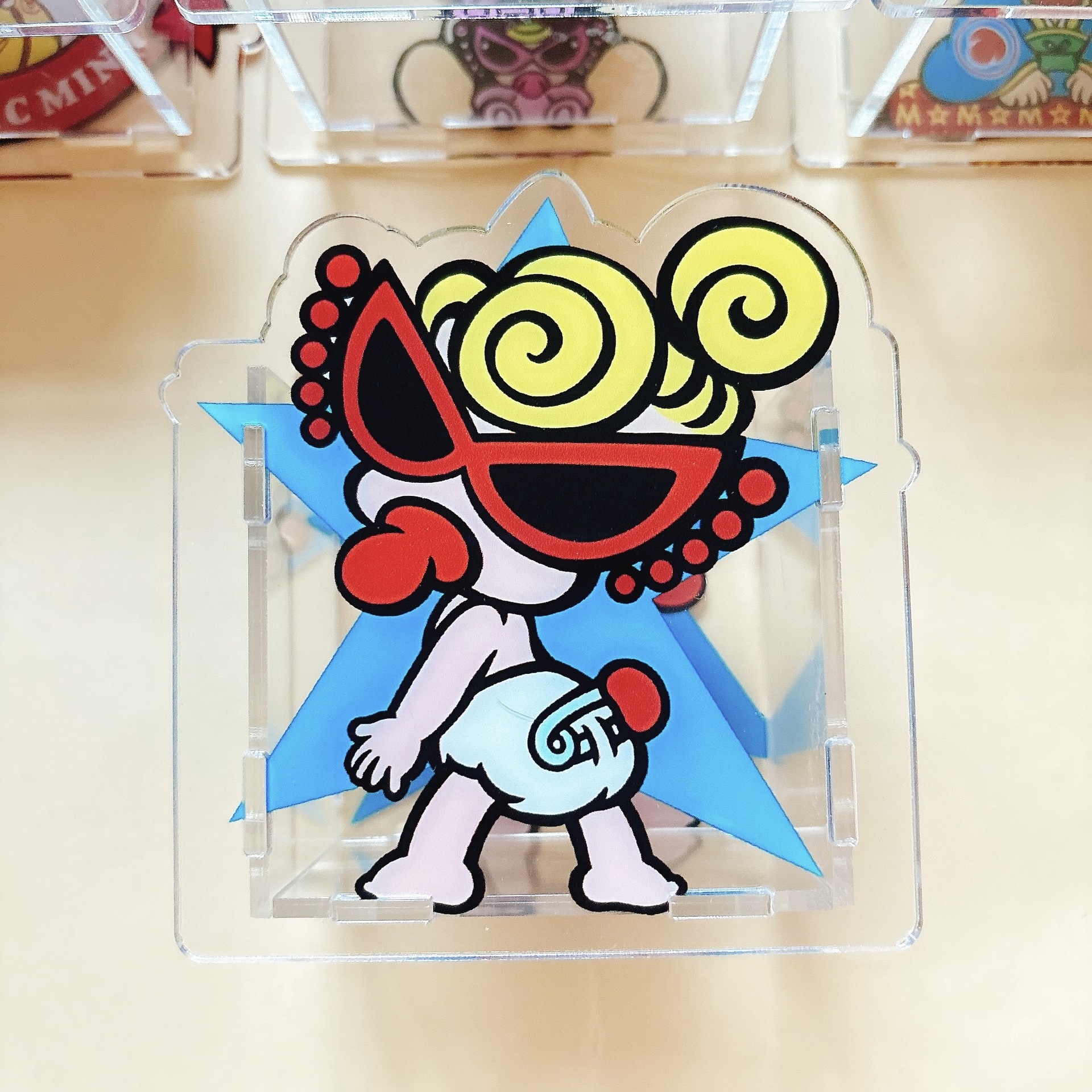 日区黒超乳首シリーズアクリル筆筒クロスボーダーTK起爆音アイデア手作りdiy筆箱10cm