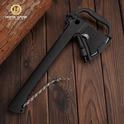 Camping outdoor ax multi-functional set camping fire ax high hardness tactical mountaineering ax hammer firewood wholesale
