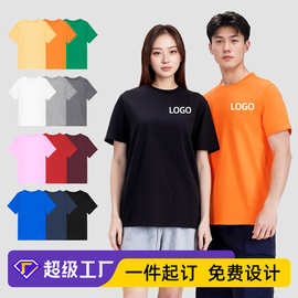 文化衫定制T恤定制印logo	工作服定制广告衫定制纯棉短袖班服工服