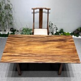 Южноамериканская Wumao Solid Wood Board Desk Tea Desk Tea Tea Conference Большое дерево черная доска Mahoga Meurniture настройка