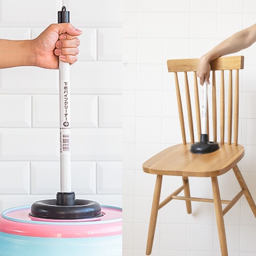 Cross-border ECHO toilet unclogger, toilet blockage, leather bag, sewer channel tool, hair blockage cleaning