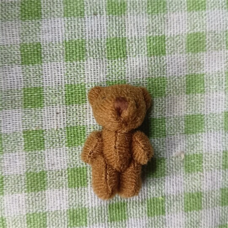 3.5cm 갈색 브러시드 곰