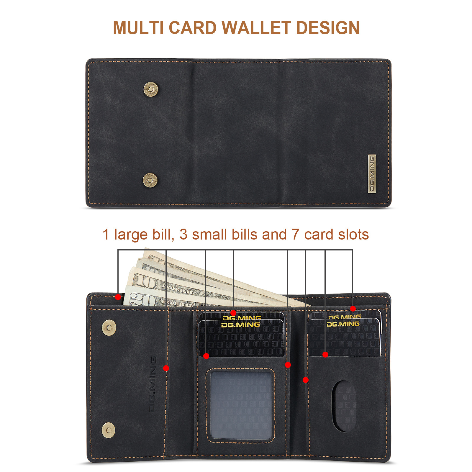 M1 for Sony Xperia 10 VI Protective Case Xperia 1VI Magnetic Split Wallet Phone Case 2024_voghion.com