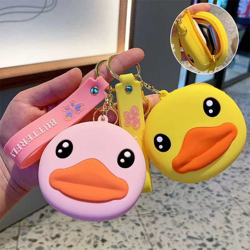 B.Duck, креативный кошелек, чехол для ключей, кулон-ключница, наушники, сумка для снаряжения, аксессуар для рюкзака для любимого, рюкзачный аксессуар, с маленькими медведями, bluetooth