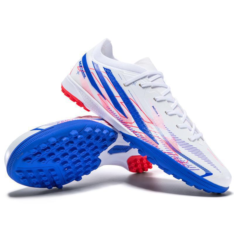 Zapatos de Fútbol de Corte Bajo Transpirables de TPU y Goma para Entrenamiento en Pastizal