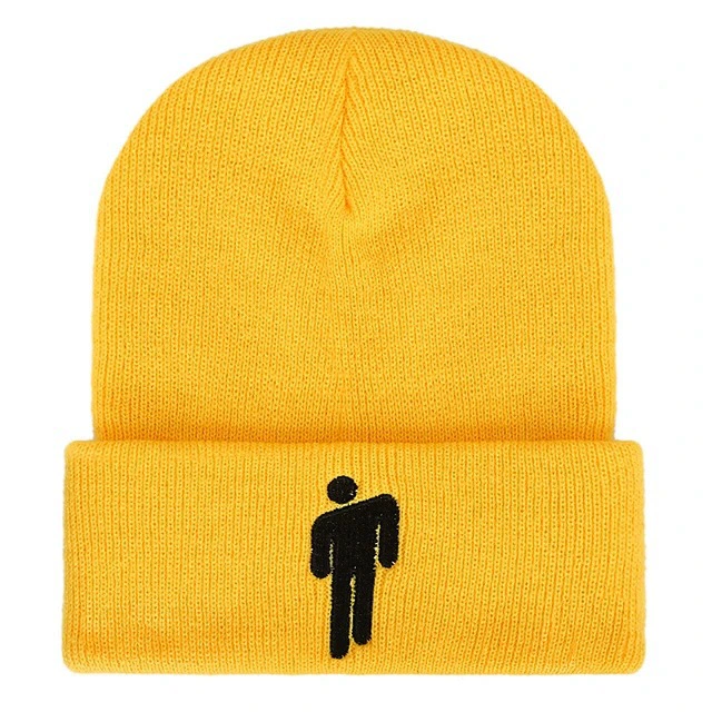 Knit beanie Billie Eilish-style, adjustable unisex hat, multiple colors