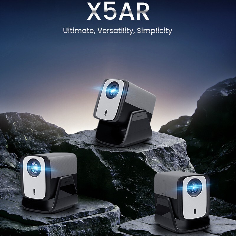 Factory Direct Sales Hot-Selling X5Ar Smart High-Definition Portable Android 14 Projector Supports 4K8K Playback Factory Direct Sales Hot-Selling X5Ar Smart High-Definition Portable Android 14 Projector Supports 4K8K Playback