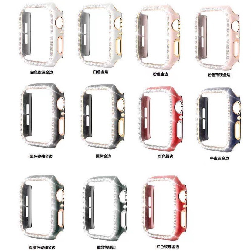 Single ring diamond hollow protective case for applewatch apple watch iwatch98 generation 765 factory