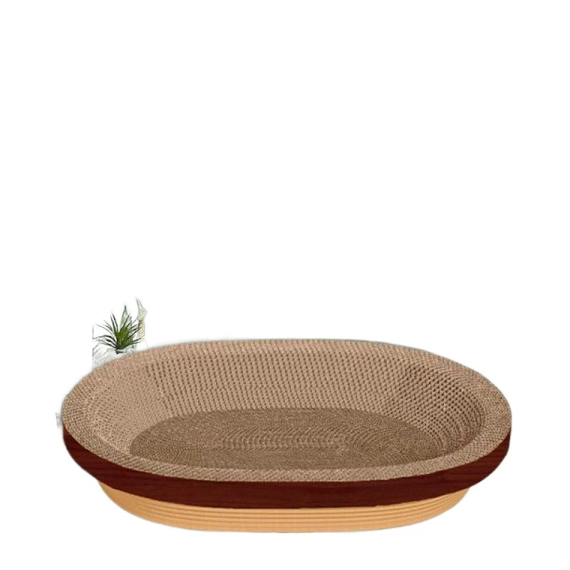 Кат scratching nest / царапающая корзина из гофрированной бумаги, обновленная прочная гофрированная бумага, с вариантами котячого мяты