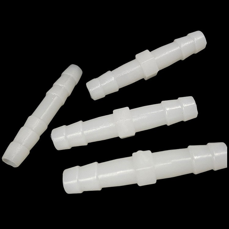 Pagoda de plástico enchufe de cabeza 8 enchufe 10 pequeño tee en forma de T y a través de filamento interno y externo accesorios de manguera de torre de plástico