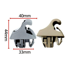 适用于三菱帕杰罗V73V77V93V97遮阳板卡扣化妆镜卡子固定挂钩配件