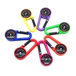 厂家直销快挂登山扣abs罗盘指北针多功能背包扣户外便携式指南针