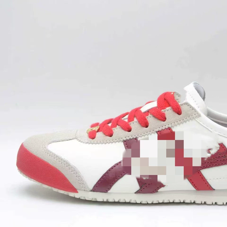 Putian Onitsuka Tiger Tiger первый слой коже Mexi66 мужские и женские кеды низкого верха дышащие, легкие, прочные и износостойкие