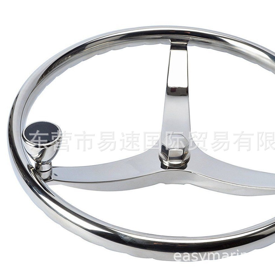 厂家直供不锈钢舵轮 船用五金 游艇配件 抛光件 船用舵轮 有库存