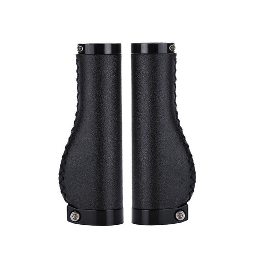 Bicycle handlebar cover, foldable scooter handlebar, PU leather hand-stitched handlebar cover, suitable for 2.2cm or less