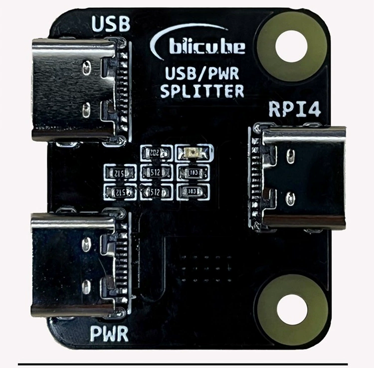 Raspberry Pi 4B IPKVM дистанционное управление, одна DIV и две пары питания USB Type-C