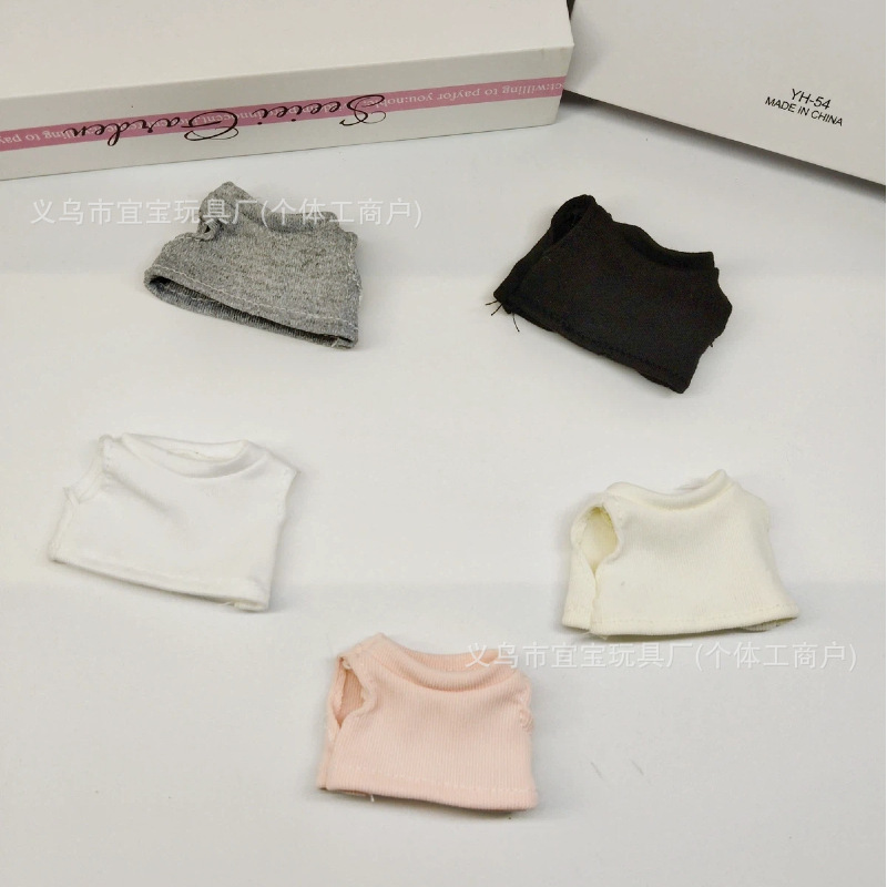 Long-Legged Kt Jeans with Vest 4.0 Bottom Password Labubu Vest Cute Baby Clothes 13cm Doll Accessories