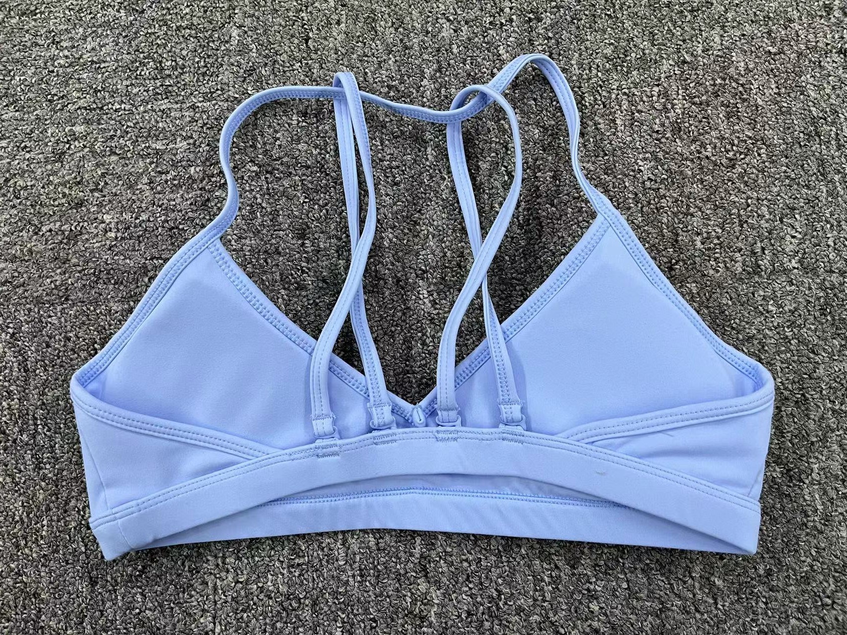 59g Weight Sleeveless Sleeve Length Nylon Fabric Type Short Top Length Halter Crisscross Tank Tops Type Gym, Yoga Occasion Halter Neck Neckline Solid Color Pattern Sports Style Sports Solid Color Nylon Halter Neck Active Tops Halter Crisscross Tank 32