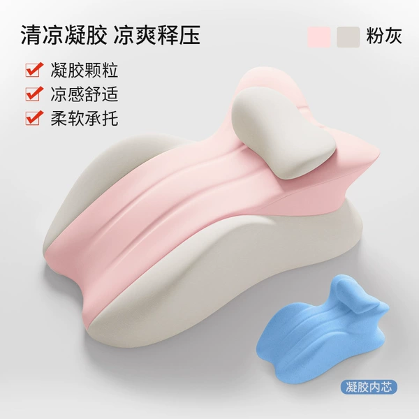 Gel, comfortable pillow for sleep for side table