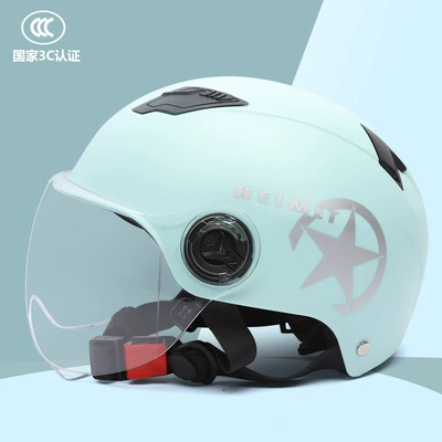 Commuter Helmet, Anti-Uv, Motosiklet kaskı (dəbilqə) - water-wood-green-with-transparent-mirror