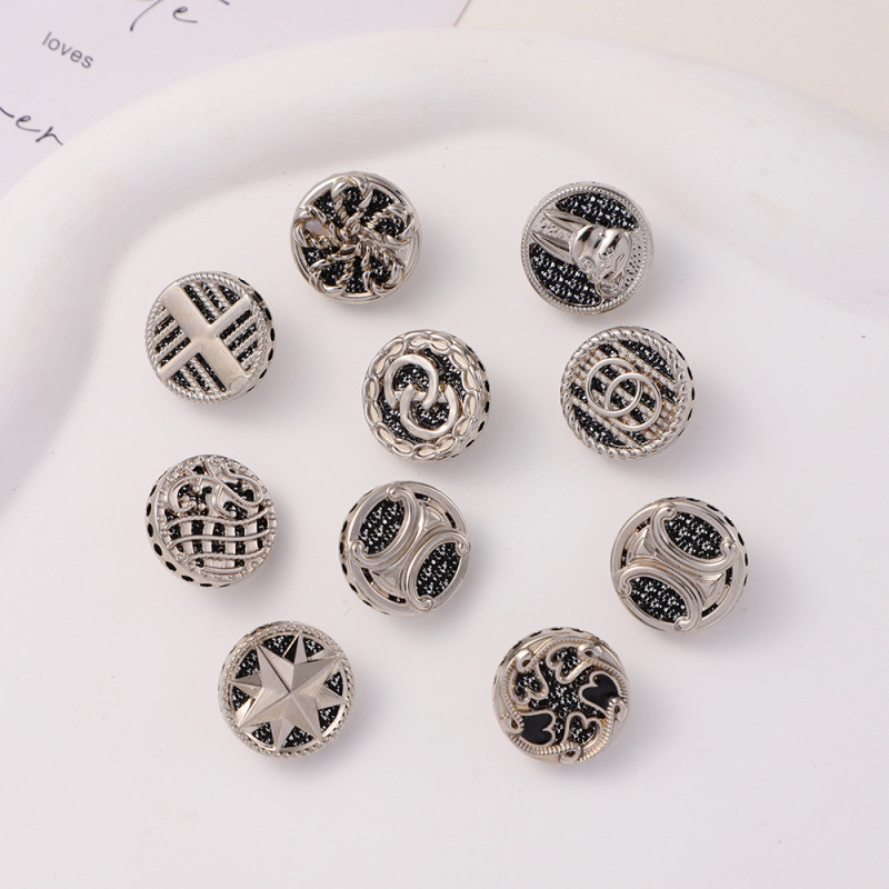 European and American style double flocking hand sewing buckle cross-border wholesale leather jacket coat windbreaker decorative button metal button European and American style double flocking hand sewing buckle cross-border wholesale leather jacket coat windbreaker decorative button metal button