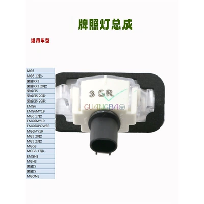 Ruiteng Rear License Plate | License plate lamp