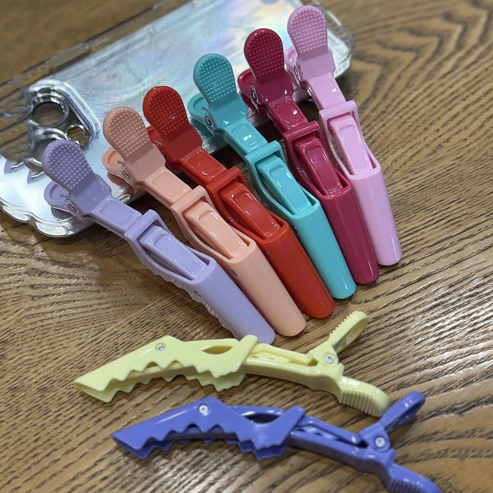 Бесшовная заколка для волос с челкой для женщин, зажим в виде акулы и крокодила, боковая заколка, фиксирующий зажим, заколка для парикмахерского макияжа.