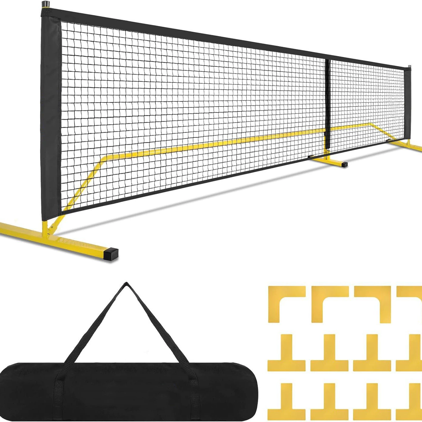 Pickleball Net Peak Ball Net Открытый Peak Net Tennis Net Set Set 6.7 м портативный крытый и наружный
