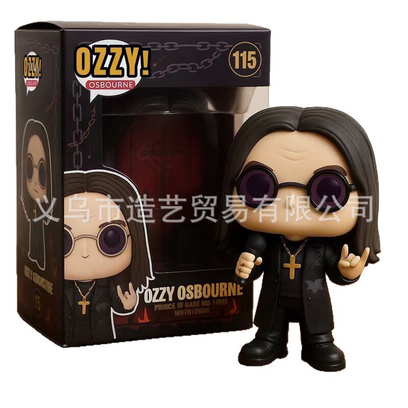 GF跨境新款Ozzy Osbourne纪念手办树脂重金属音乐教父|undefined