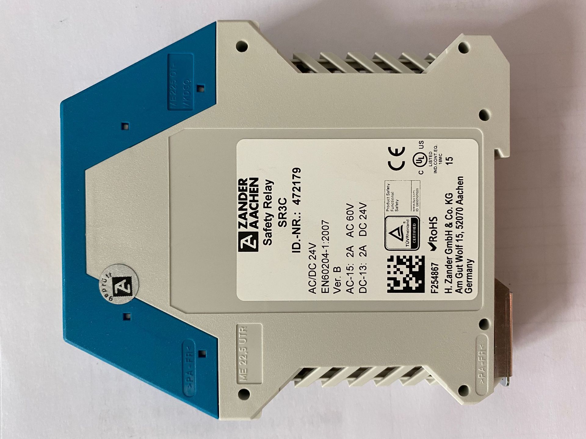 德国Zander 继电器 SR3C  24V开票另加税点