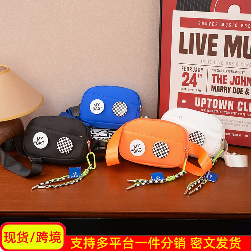 Bolsas de niños transfronterizas 2025, bolsas de pecho de niña, bolsas de bebé, bolsas de cintura de niño al aire libre