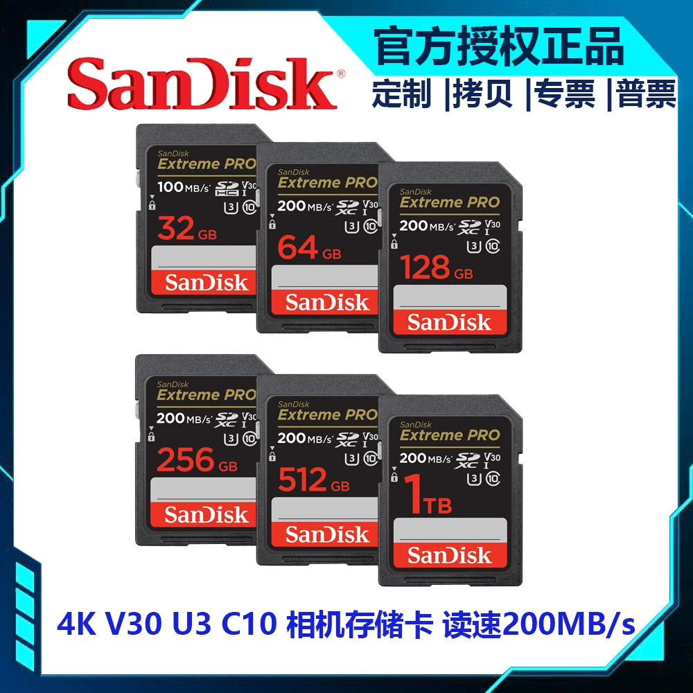 Карта памяти Sandisk для камеры, накопитель
