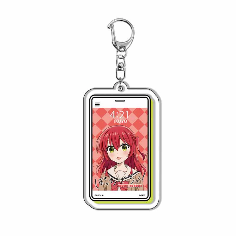 Acrylic Anime Keychain (Fujishada Liang) 5.5 cm, Rectangular Character Pendant
