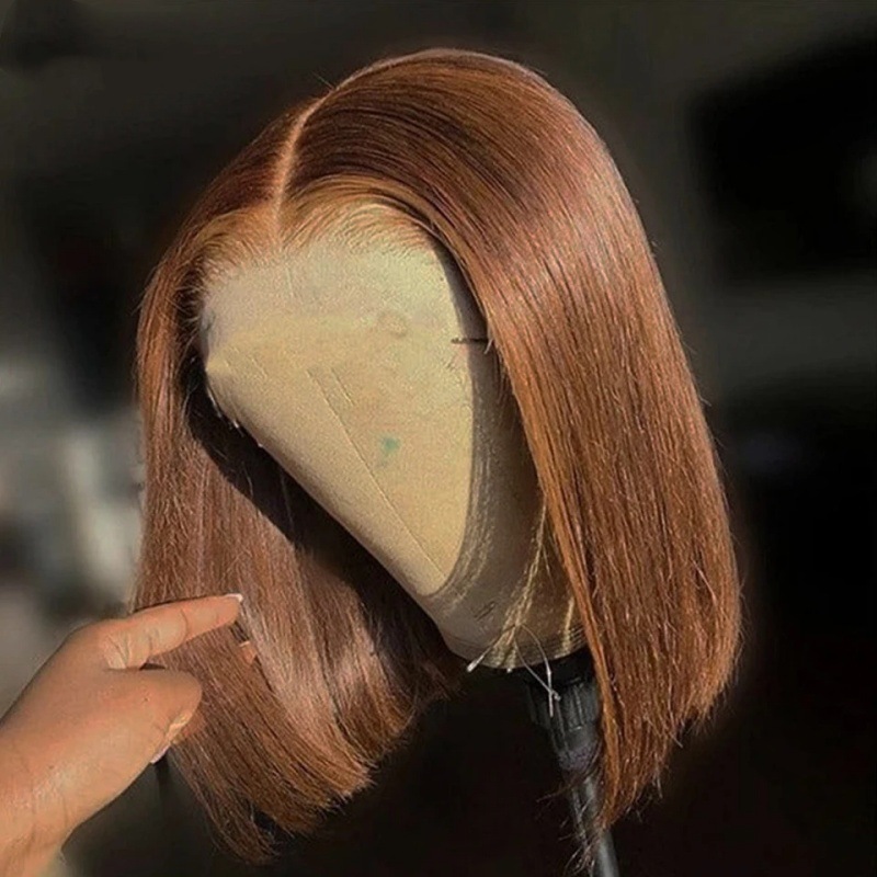 13 * 4frontal 7 pulgadas recto Bob cabello humano otras marcas nacionales