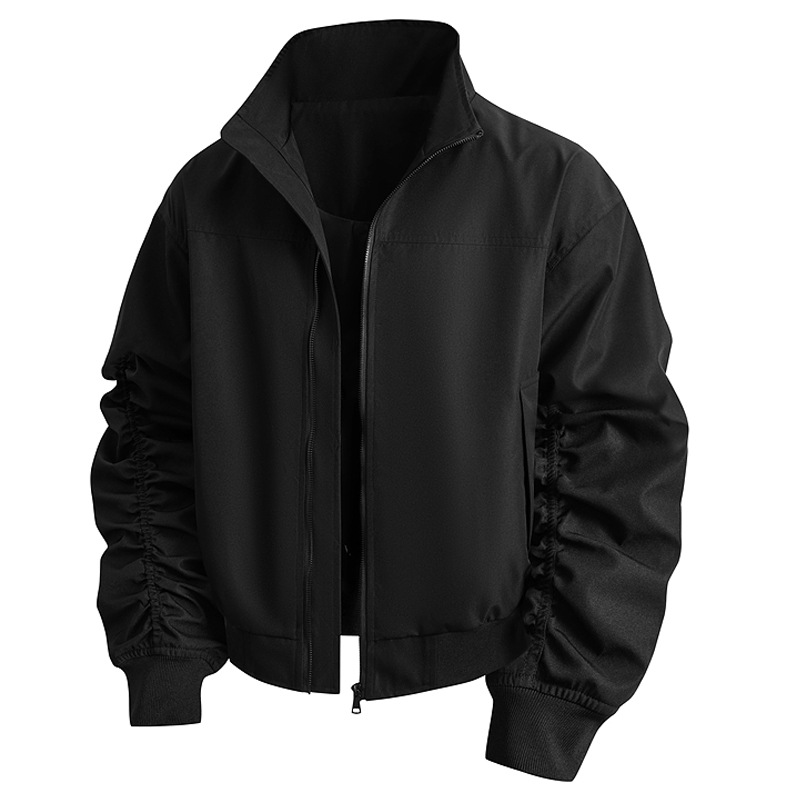 Chaqueta transfronteriza de tamaño grande para hombres primavera y otoño ropa casual europea y americana tendencia de hombre suelta delgada chaqueta de carga al aire libre