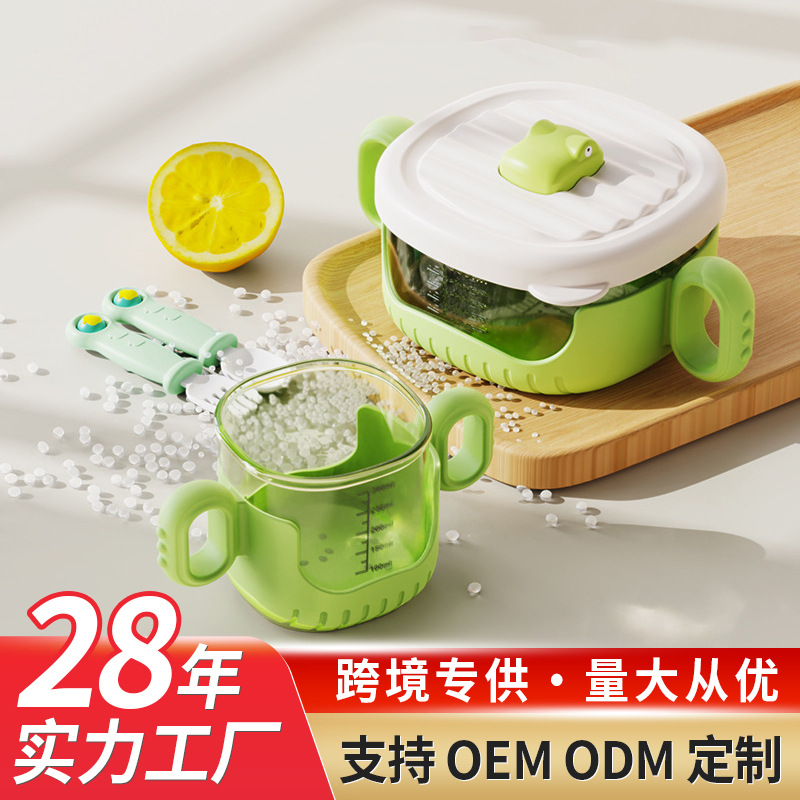 Children's Tableware suit Baby Food Bowl Fork Spoon Drinking Cup Newborn Supplies Set Box Birthday Gift Boxes