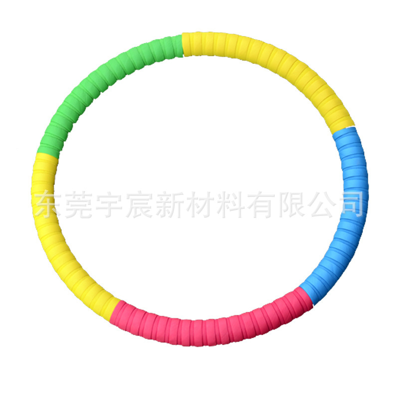 厂家批发EPE泡沫珍珠棉管开槽造型呼啦圈保护空心海绵高密度海绵