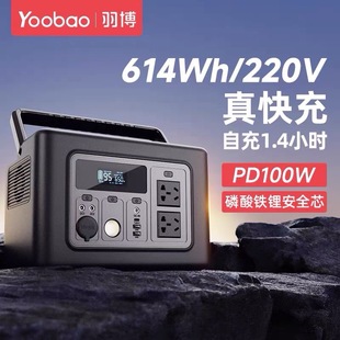 Yubo 700W Lithium Iron Phosphate Outdoor Power Supply 220V Portable Battery Super Large Capacity Power Bank for Outdoor Camping Style