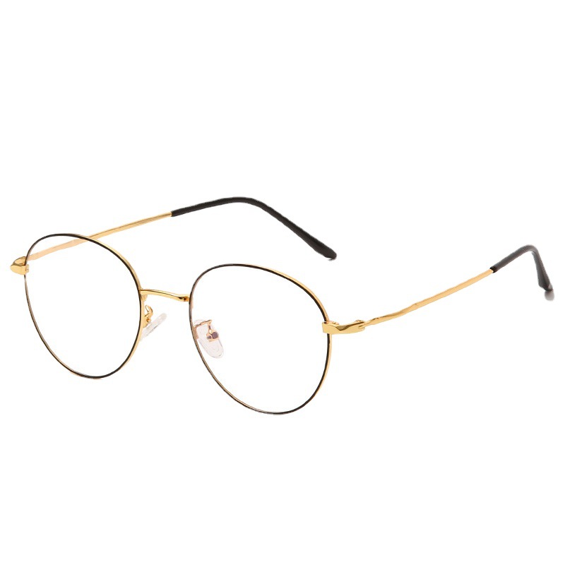 新款圆框防蓝光镜时尚文艺电脑框架眼镜8866潮流平光镜厂家现货