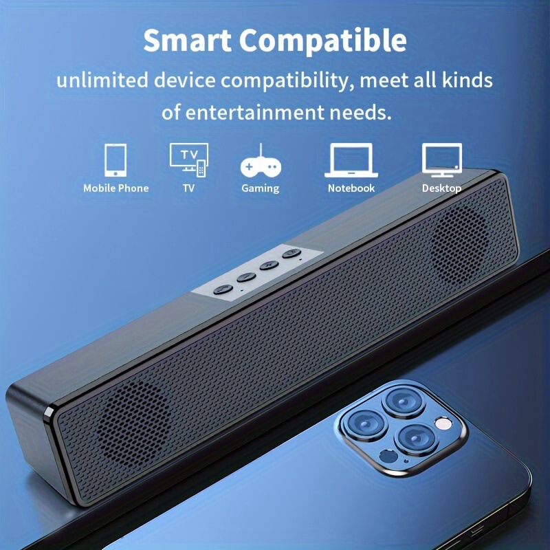 クロスボーダーのコンピュータの小さいスピーカーのデスクトップの長いスピーカーの重低音のノートパソコンのマルチメディアのbluetoothのスピーカーの音響|undefined