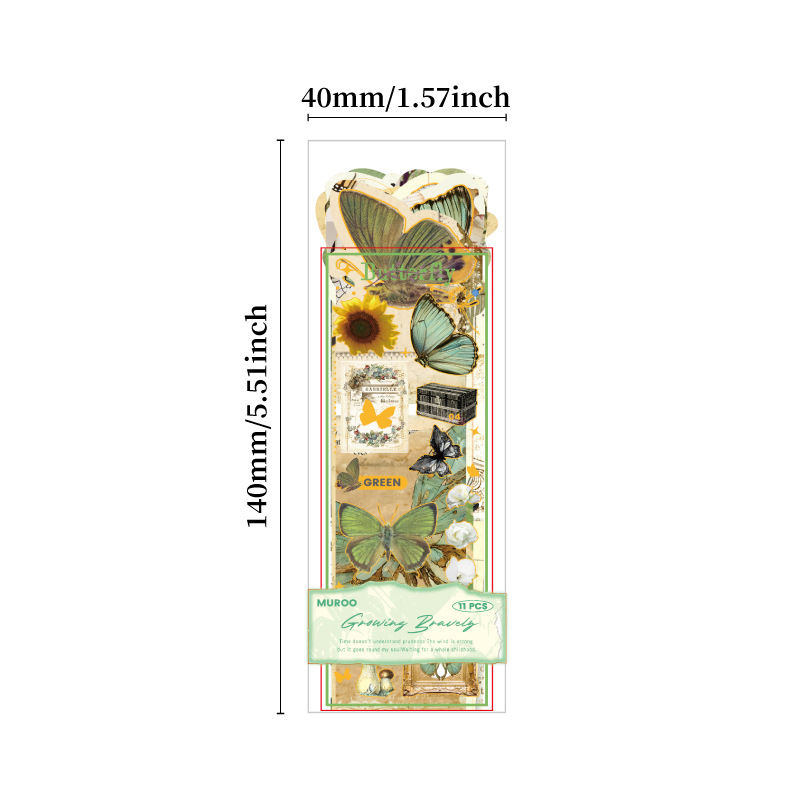 Mu teñido mariposa en forma de marcadores mariposa serie de errores de libros de mano materiales de decoración estudiantes de lectura marcadores