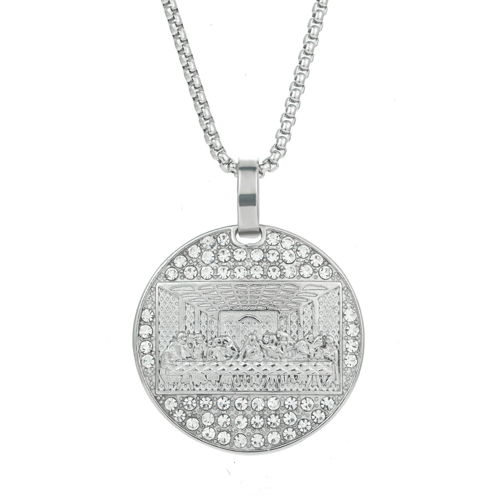 Men's Gender Polished Finish Plating Design 1 Piece 304 Stainless Steel Geometric Polished Pendant