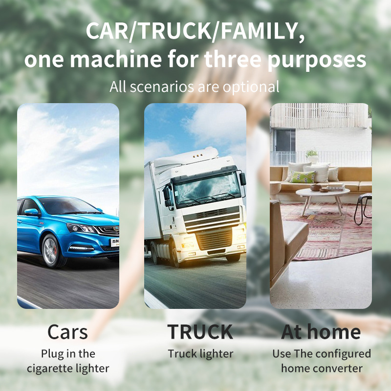 Car Refrigerator, Portable Truck Compressor Refrigeration, Dual-Use for Refrigeration and Freezing, Small Refrigerator for Home and Vehicle Use