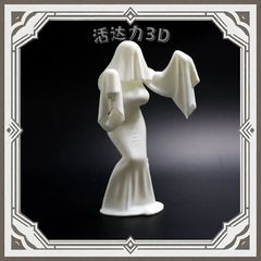 跨境爆款 The Veiled Lady 幽灵娘万圣节摆件3d打印玩具装饰品